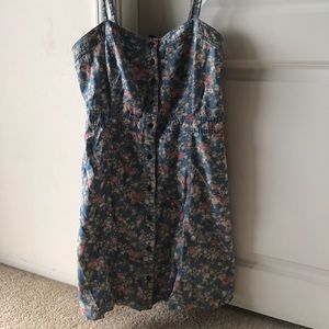 Floral Button-up Dress
